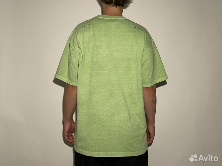 Футболка Cav Empt Overdye Tee Green SS22