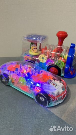 Паровоз и машинка музыкальные