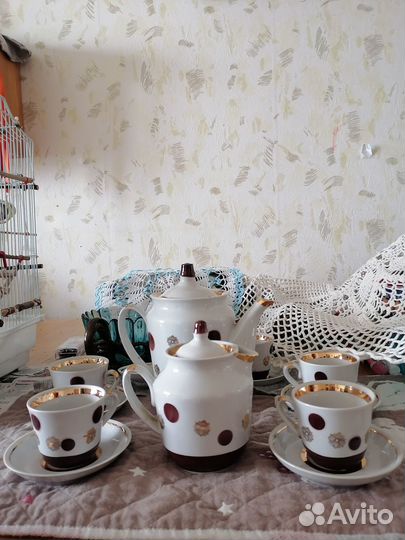 Кофейный сервиз Городница. СССР