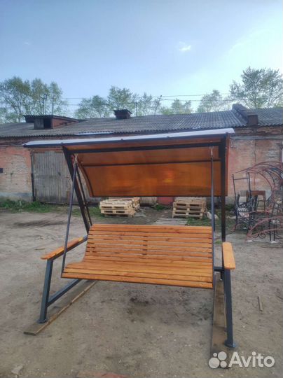 Качеля садовая лофт