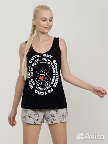 Женский комплект черный 