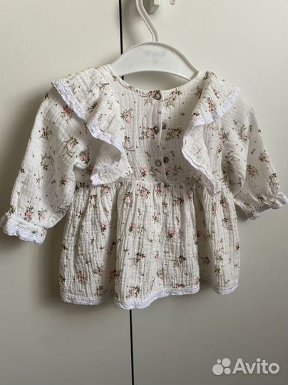 Муслиновое платье для девочки