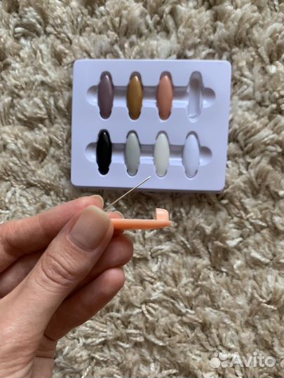 Булавки бельевые, набор из 8шт