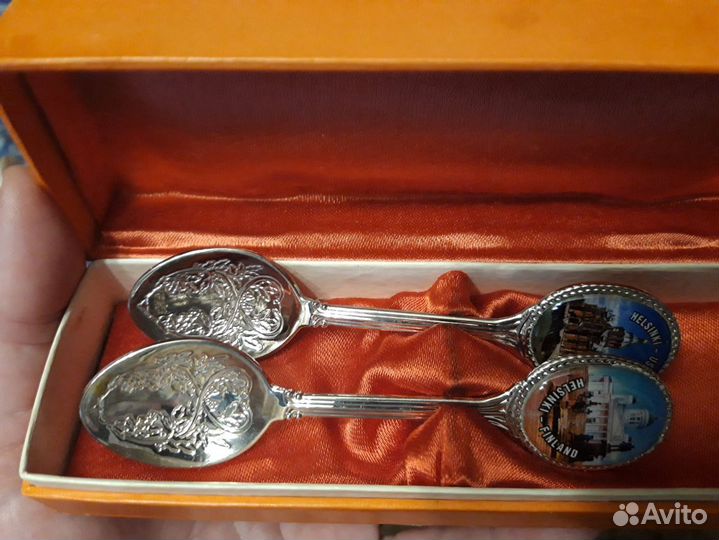 Подарочный набор мельхиоровых ложечек В коробке