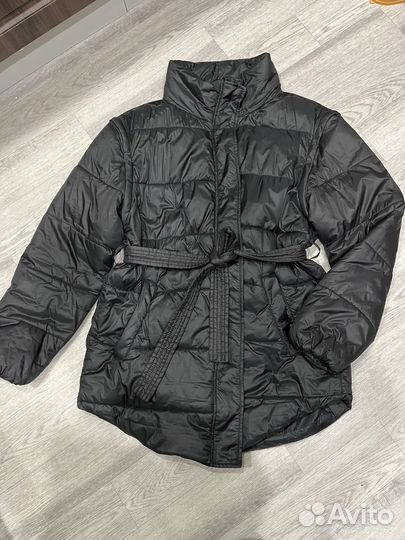 Куртка демисезонная женская 48 50 удлиненная