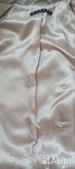 Куртка sisley натуральная кожа