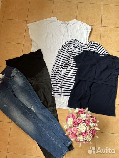 Вещи для беременных, пакетом. Размер М. За все