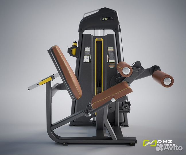 Разгибание/Сгибание ног сидя E-1076B. Стек 109 кг