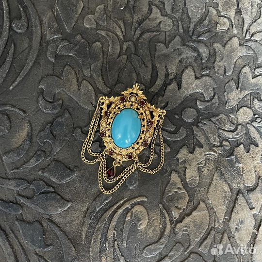 Брошь винтаж Florenza