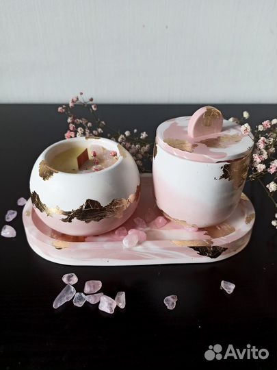 Соевые свечи ручной работы