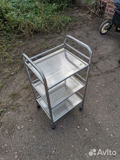 Столик тележка косметологический на колесиках