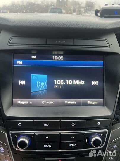 Магнитола для hyundai santa fe