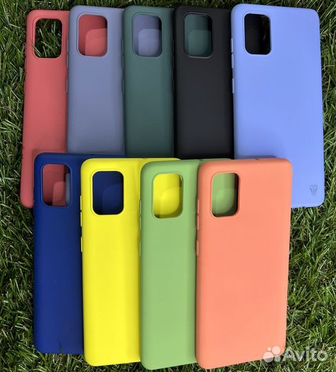 Чехол силиконовый Samsung A71