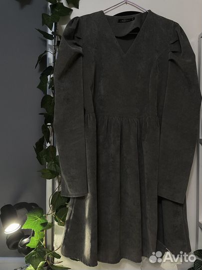 Платье вельветовое baby doll