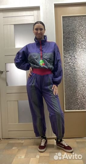 Ретро винтажный лыжный комбинезон 44-46