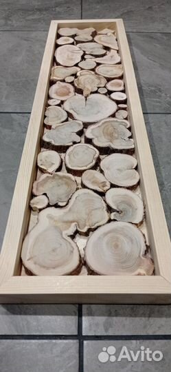 Панно из можжевельника