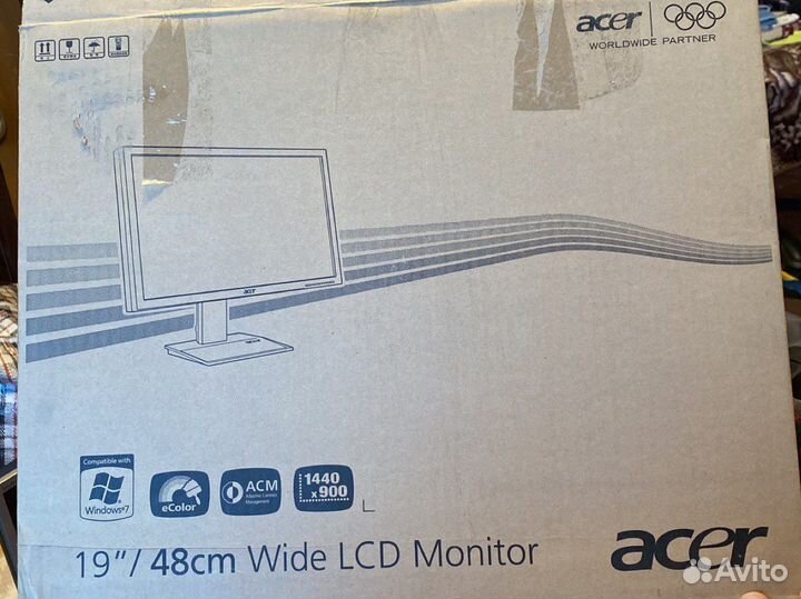 Монитор Acer 19’’ широкоформатный