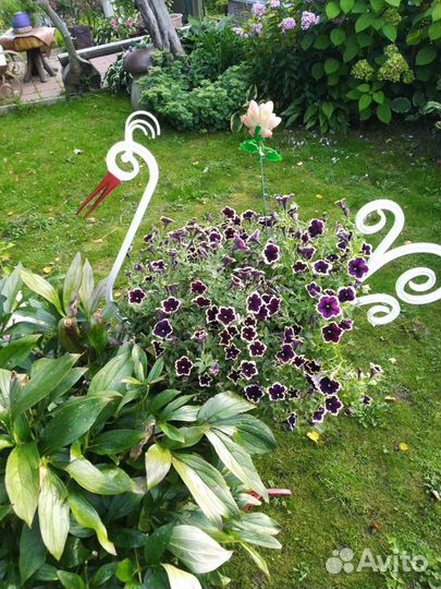 Ручная работа из металла. Украшение садового участ