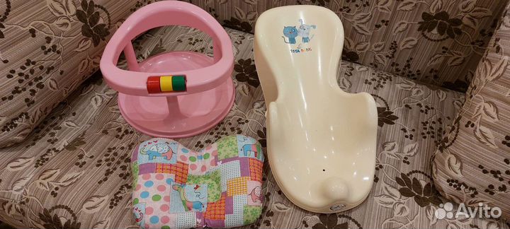 Горка, сиденье для купания, подушечка