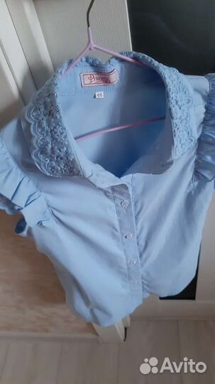 Блузка школьная р40