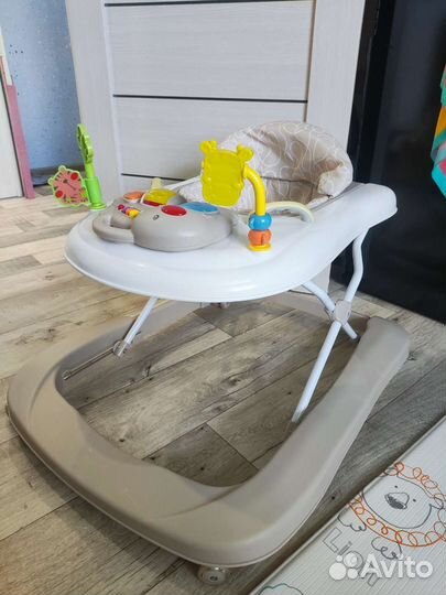 Ходунки Everflo Quick step 2 в 1 beige WT717