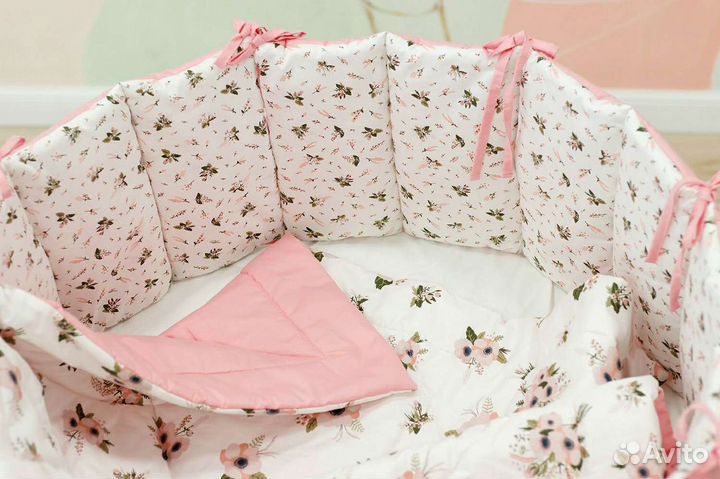 Бортики в кроватку новые