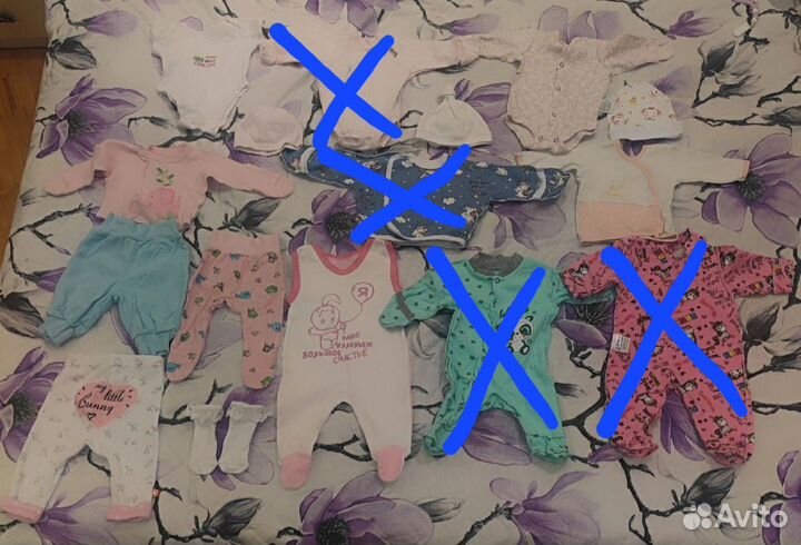 Пакет одежды для девочки 56 раз