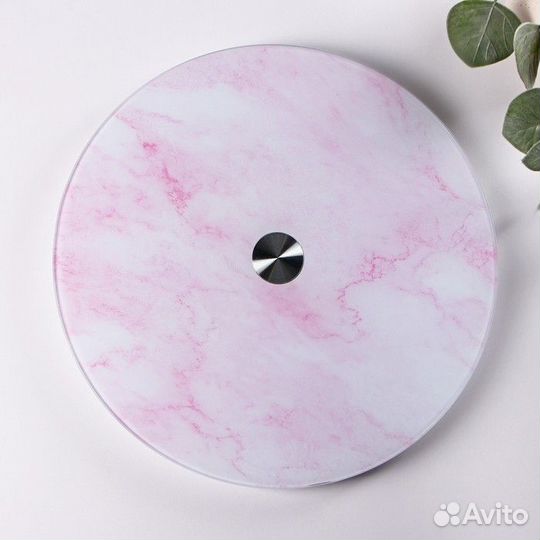 Подставка стеклянная для торта вращающаяся Доляна