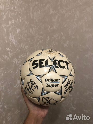 Футбольный мяч с автографами игроков пфк цска 2006