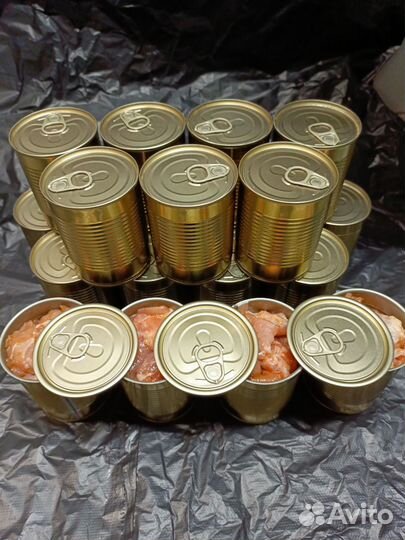 Домашняя тушенка свиная, говяжья, птица