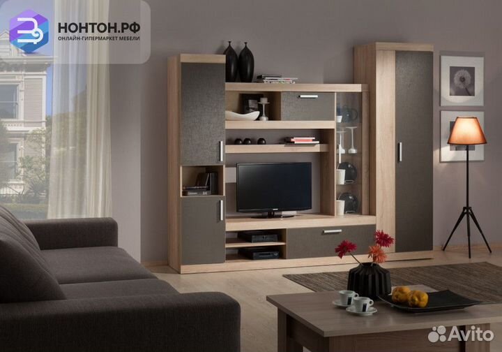 Гостиная Макси дуб сонома / скала