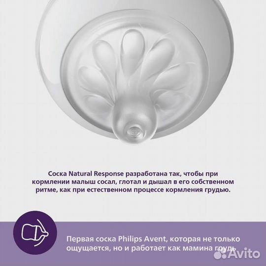 Соска Philips Avent Natural Response SCY964/02