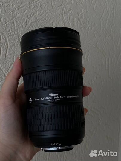 Объектив AF-S nikkor 24-70mm f/2.8G ED