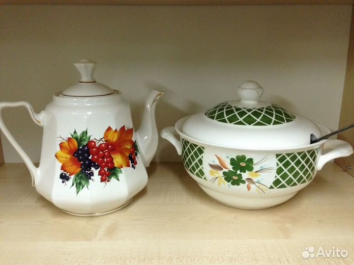 Чайник Супница Тарелка Кувшин Блюда большие СССР