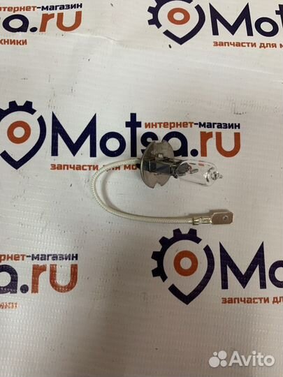 Лампа 12В 100Вт (Н3) фарная галоген (Pk22s) с пров