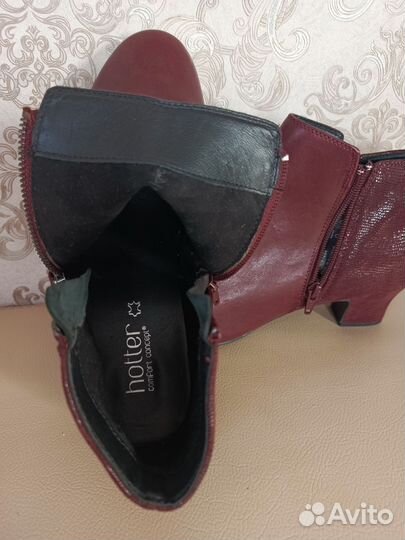 Ботильоны натуральная кожа 40