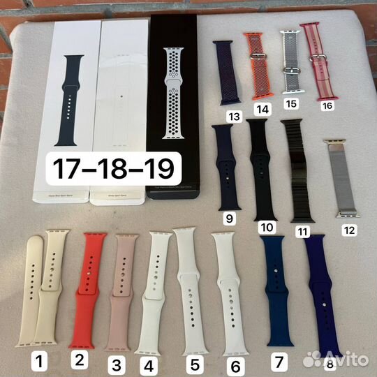 Ремешок apple watch 38/40/41 mm (оригинал)