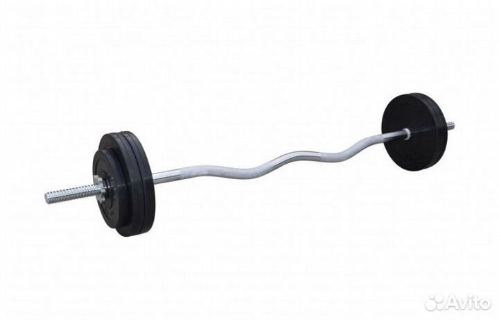 Штанги 30 - 100 кг разборные с обрезин дисками