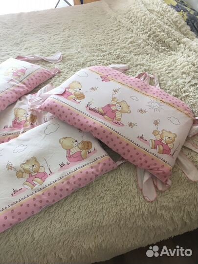 Бортики/подушечка/одеялко