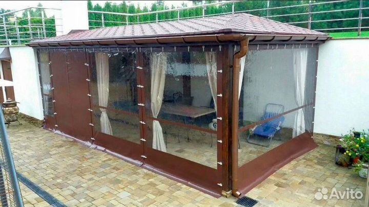 Мягкие окна из пленки пвх