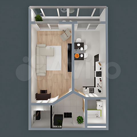 1-к. квартира, 46,8 м², 10/10 эт.