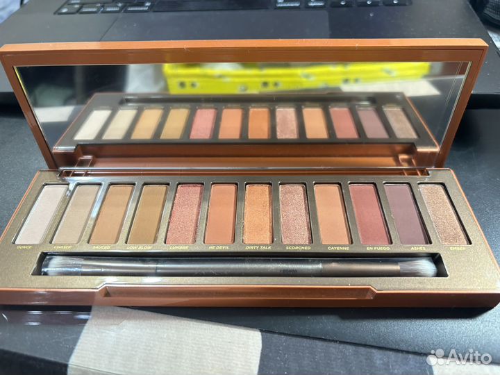 Naked urban decay heat Палитра теней для век