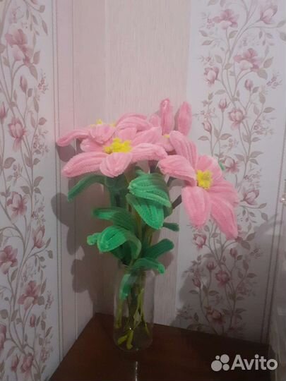 Подушка цветы