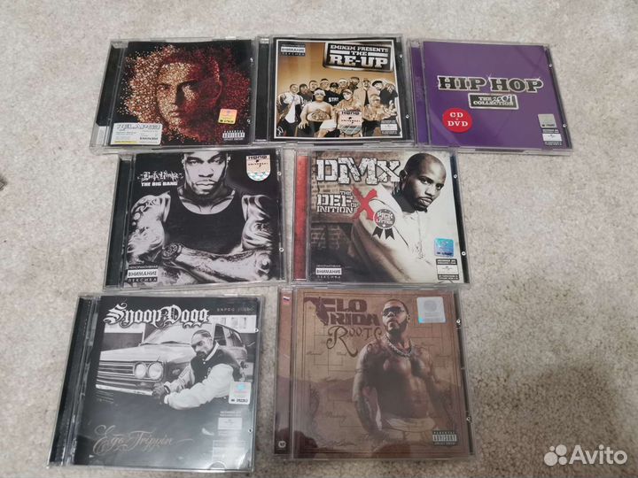 CD диски,кассеты, рэп
