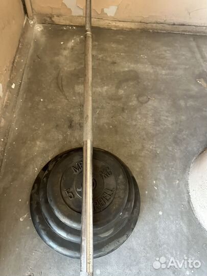 Гриф для штанги с блинами