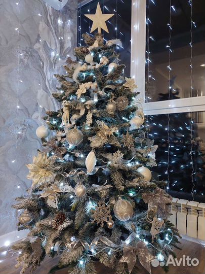 Елка искусственная 180 см бу