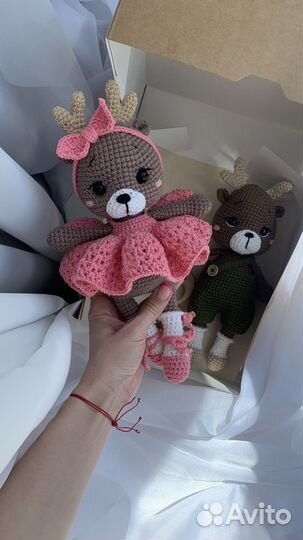 Вязаные игрушки ручной работы