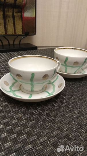 Чашка с блюдцем дулево СССР