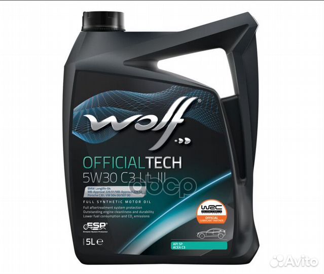 Wolf officialtech 5W30 C3 LL III 5L Wolf