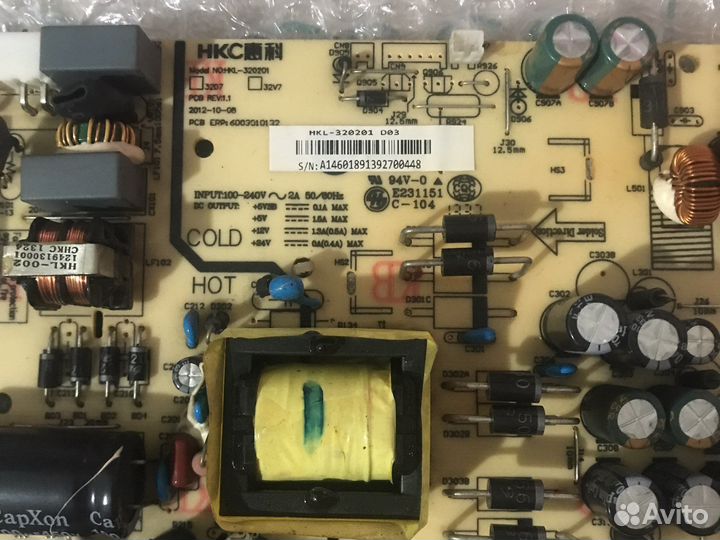 Блок питания HKL-320201 rev:1.1